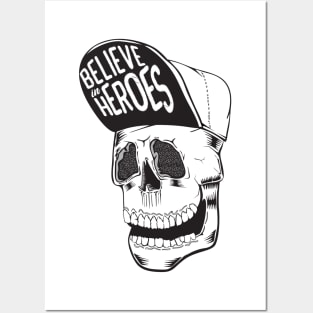 'Believe In Heroes' Military Public Service Shirt Posters and Art